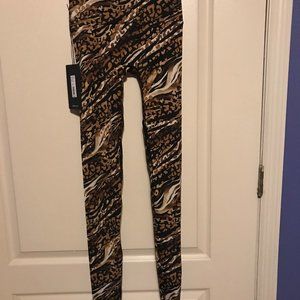 K-Deer Leopard Brush Safari Leggings
